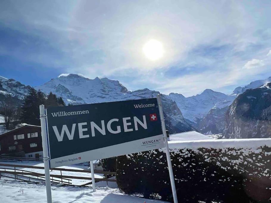 Wengen Apartment - Amazing Views, Centrally Located By Train Station Exteriör bild