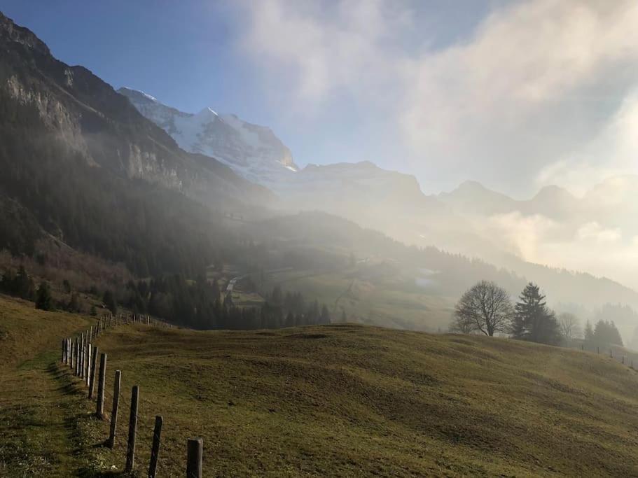 Wengen Apartment - Amazing Views, Centrally Located By Train Station Exteriör bild